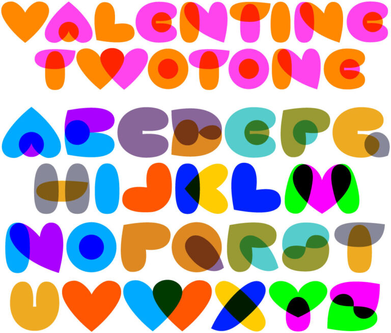 A Valentine Font